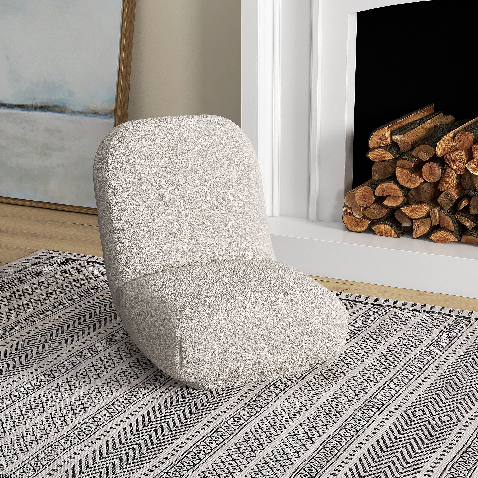 Économiseur D'Assise En Laine - 17" (43 Cm) - Gris - Occasion