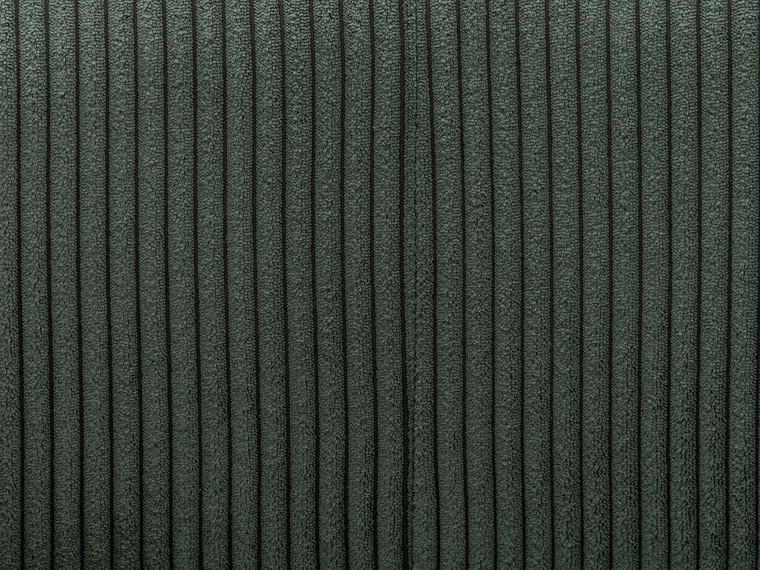 Fauteuil en velours côtelé vert OSSANA