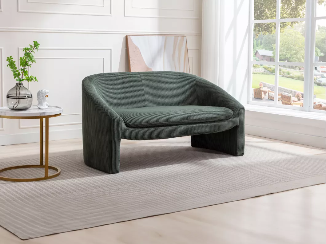 Kauf Unique Sofa 2-Sitzer - Cord - Grün - OSSANA