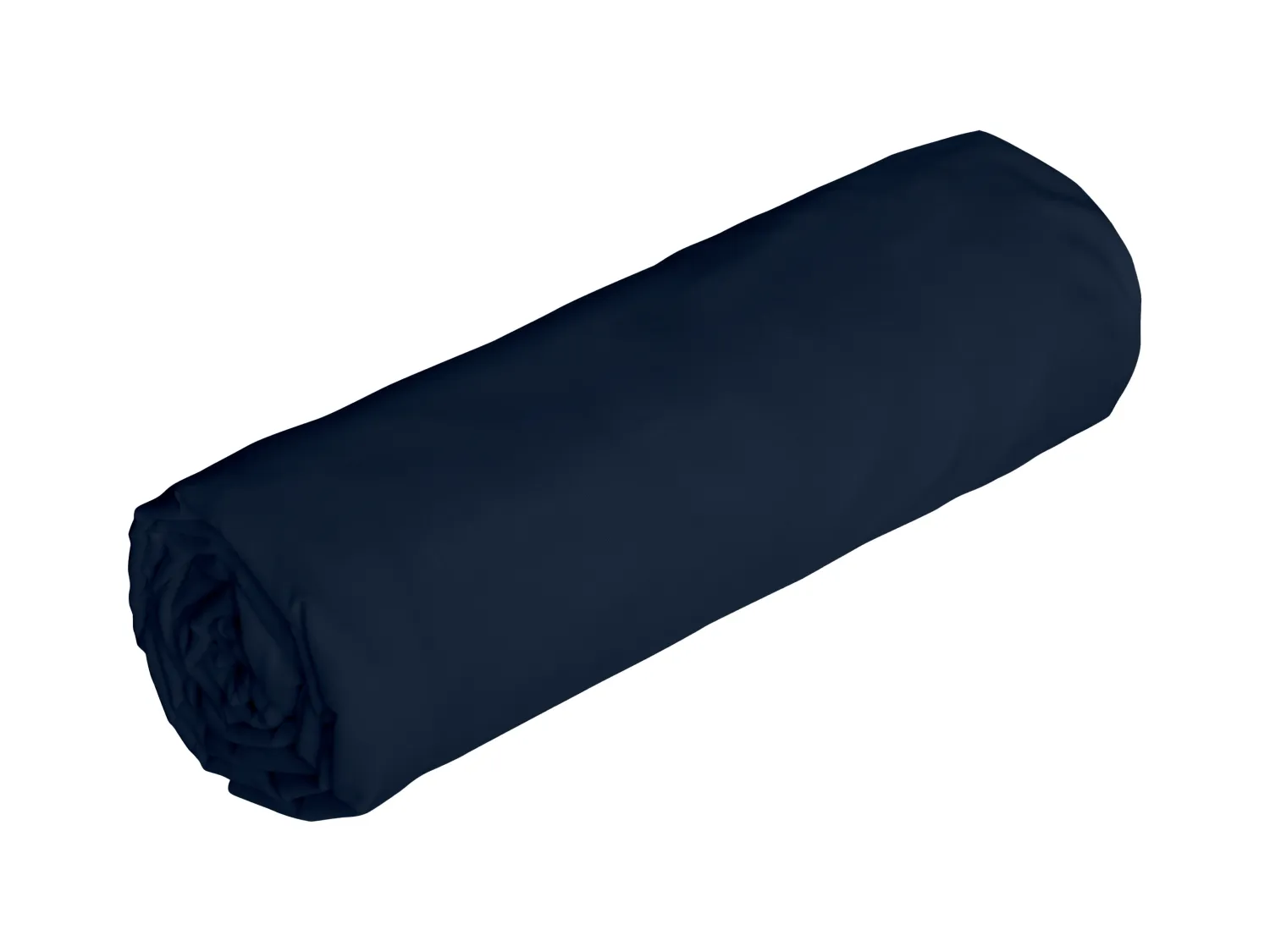 Hoeslaken in satijn met 92 draden/cm² - 140 x 190 cm - Hoogte 30 cm - Blauw - ABILY de PALACIO