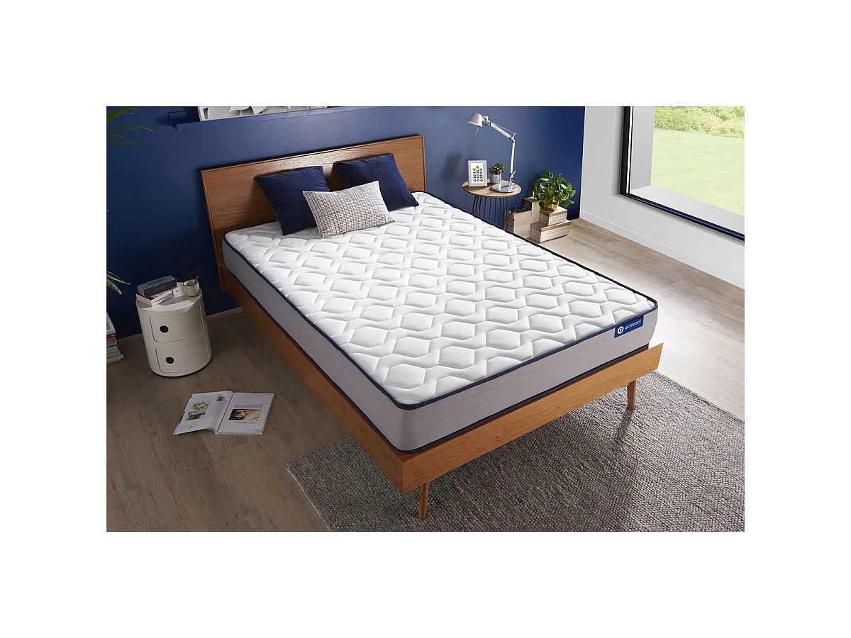 ACTISOM matelas Ressorts ensachés et Mémoire de forme ACTIFLEX FORM 180x200 cm 5zones de confort