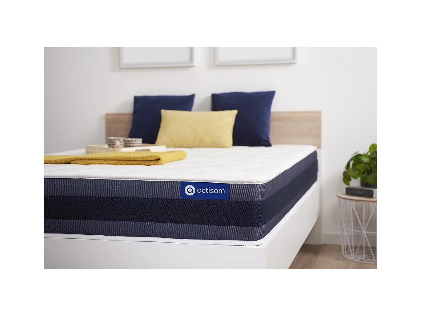 Actilatex morpho matras 90x200cm , Matrasdikte : 24 cm , Latex en traagschuim , Gebalanceerd, 5 comfortzones