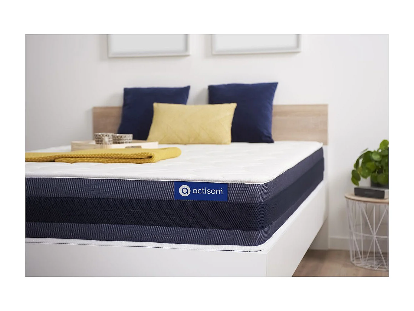 Matelas Latex+Mémoire de forme ACTILATEX MORPHO 90x200 Maxi épaisseur 5zones de confort