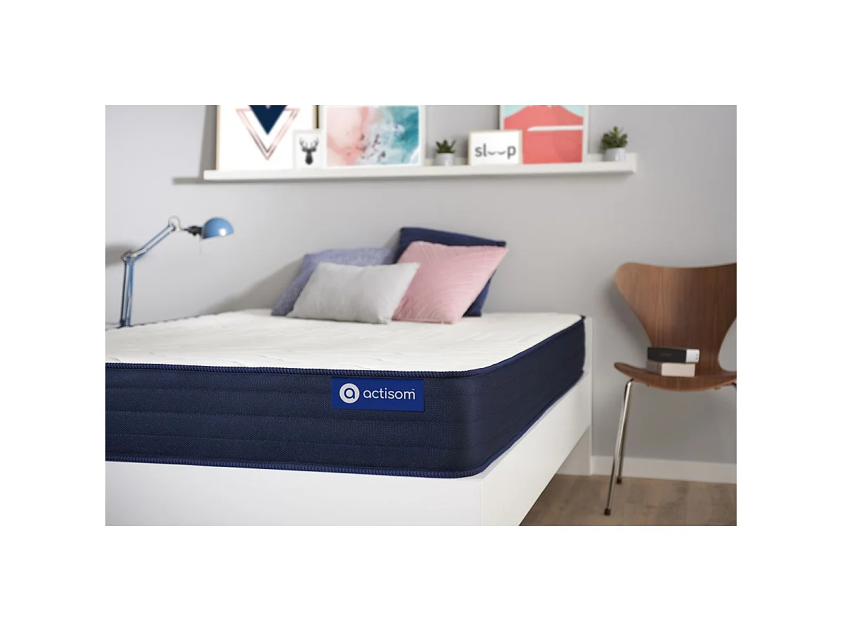 ACTISOM Matelas 90x200 Mémoire de forme 5zones de confort