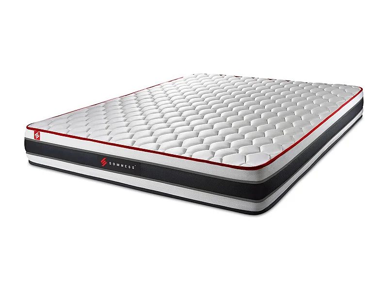 Matelas ENERGY ressorts ensachés et mémoire de forme 200x200