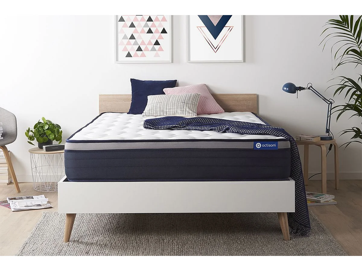 Colchón Actilatex max 180x200cm, Grosor: 26cm, Látex y espuma viscoelástica, Firme, 7 zonas de confort