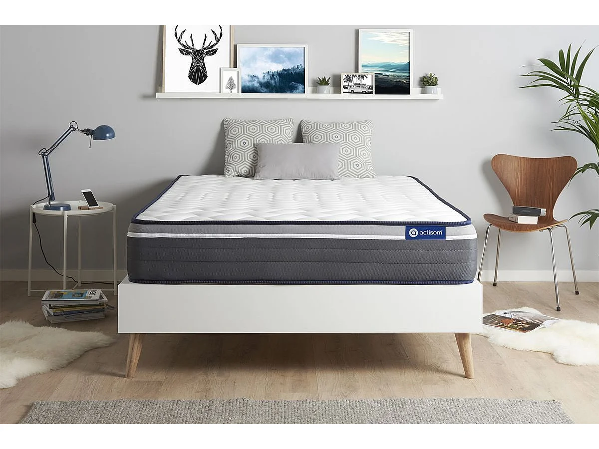 Colchão ACTISOM Actimemo Plus (200x200 cm - Espuma Viscoelástica- Altura: 26 cm)