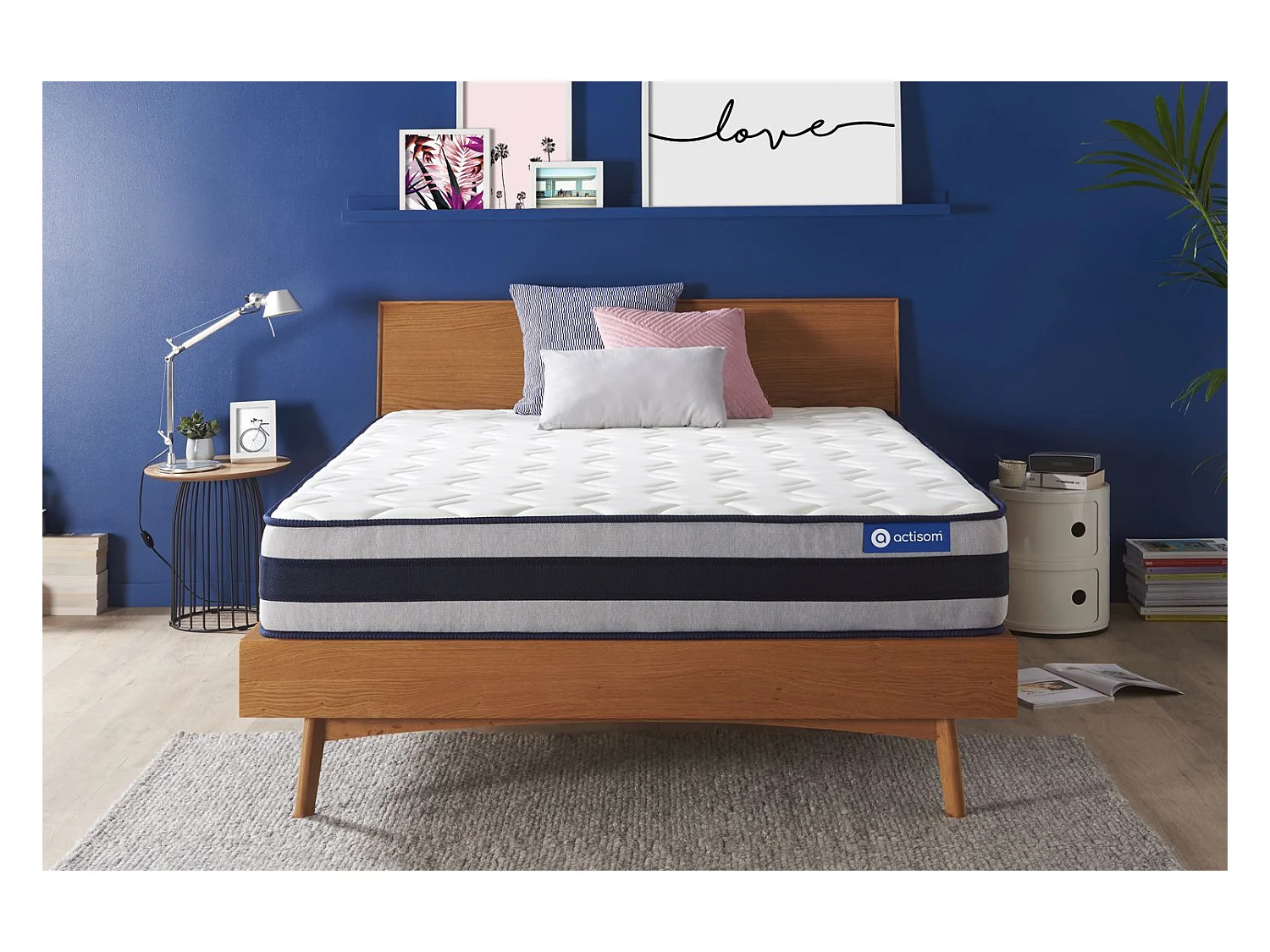 Colchão ACTISOM Actiflex Ergo (140x200 cm - molas ensacadas y Viscoelástica- Altura: 24 cm)