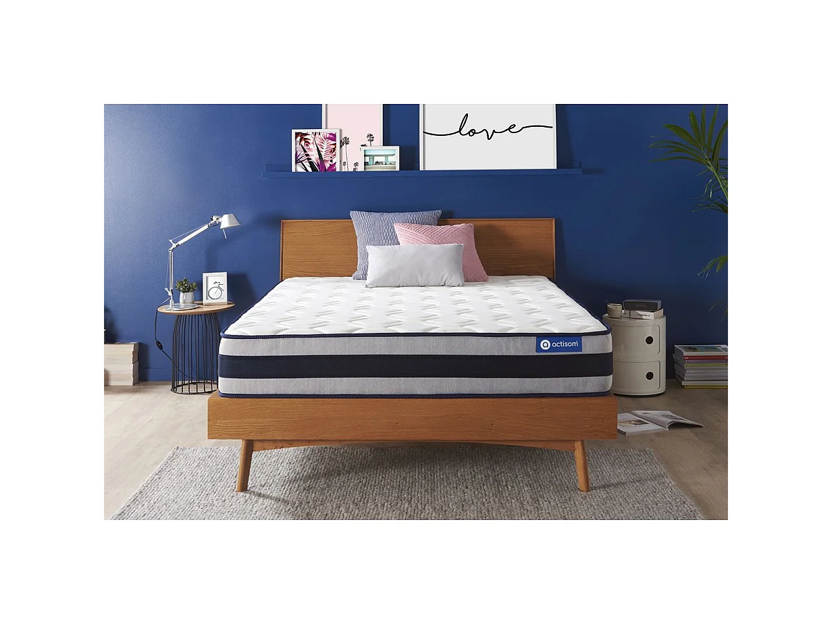 Actiflex ergo matratze 140x200cm, Taschenfederkern und Memory-Schaum, Härtegrad 4, Höhe :24 cm, 5 Komfortzonen
