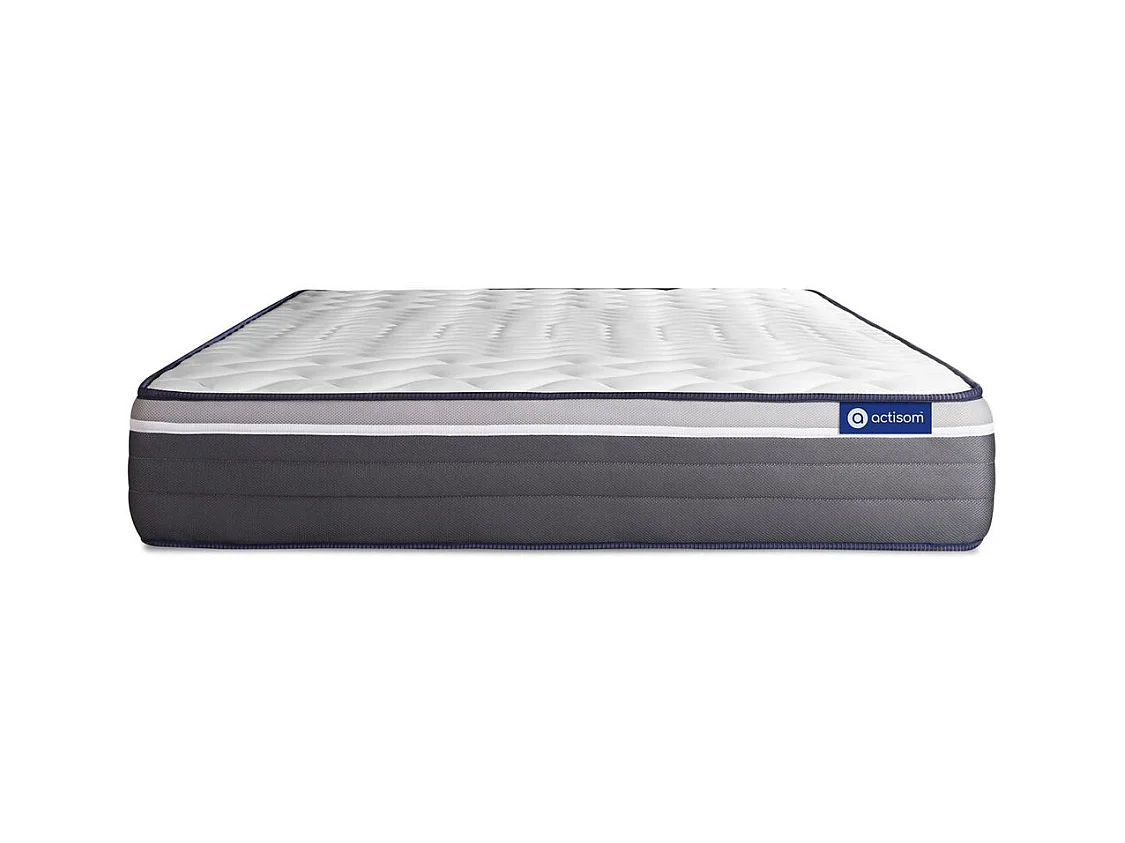 Actiflex plus matras 200x200cm , Matrasdikte : 26 cm , Pocketveren en traagschuim , Zeer stevig, 7 comfortzones