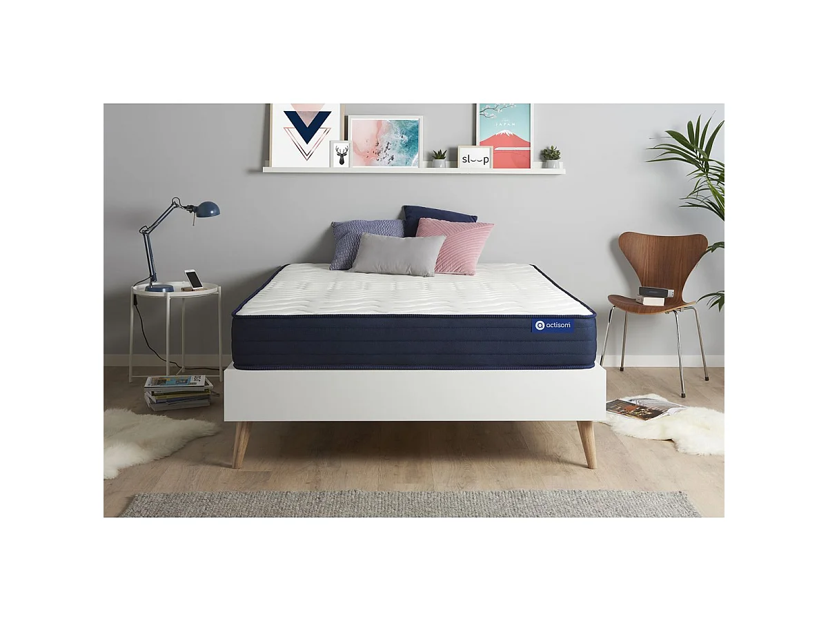 ACTISOM Matelas 160x200 Mémoire de forme 5zones de confort