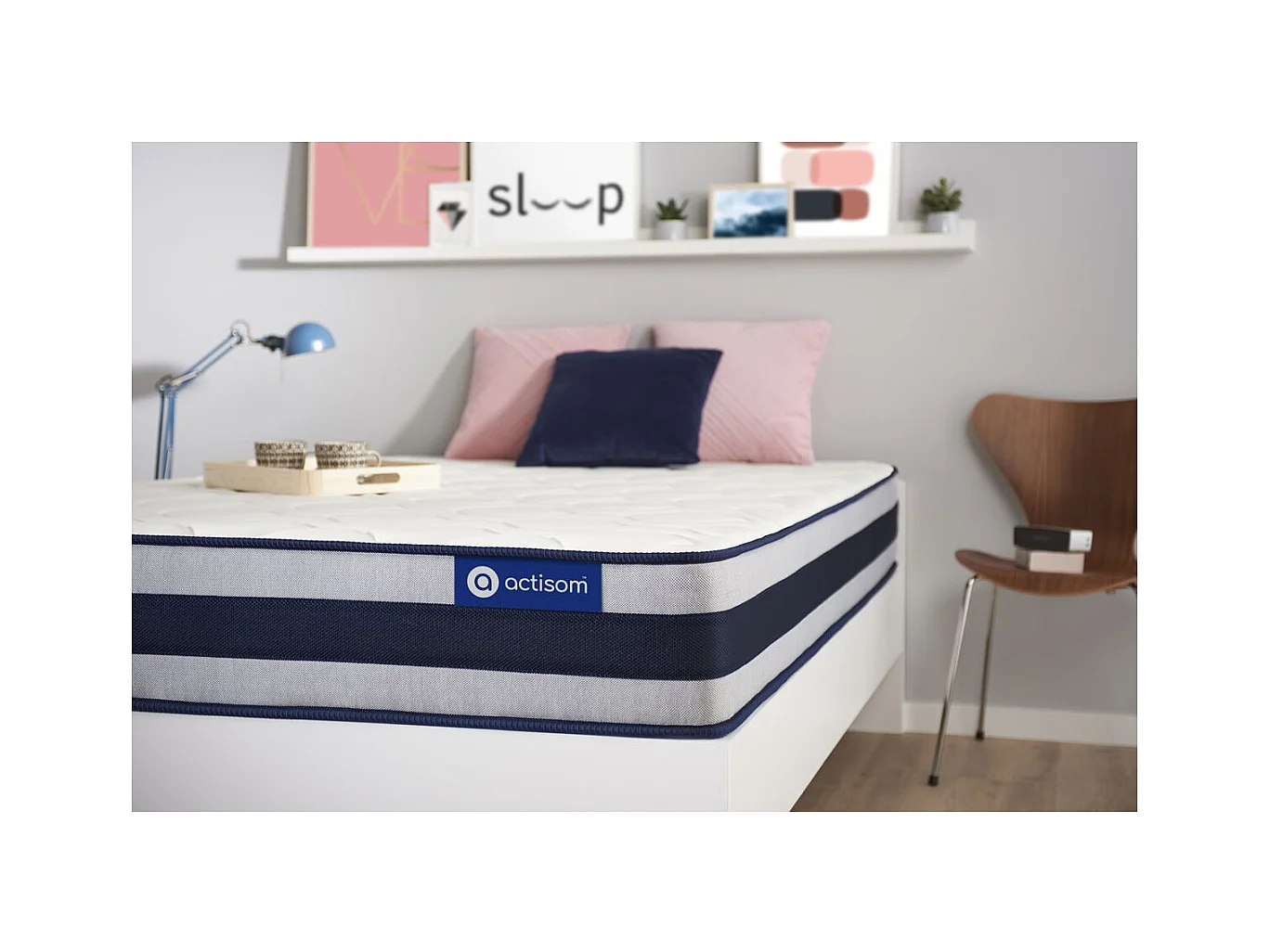 ACTISOM matelas Mémoire de forme ACTIMEMO ERGO 90x190 cm Maxi épaisseur 5zones de confort