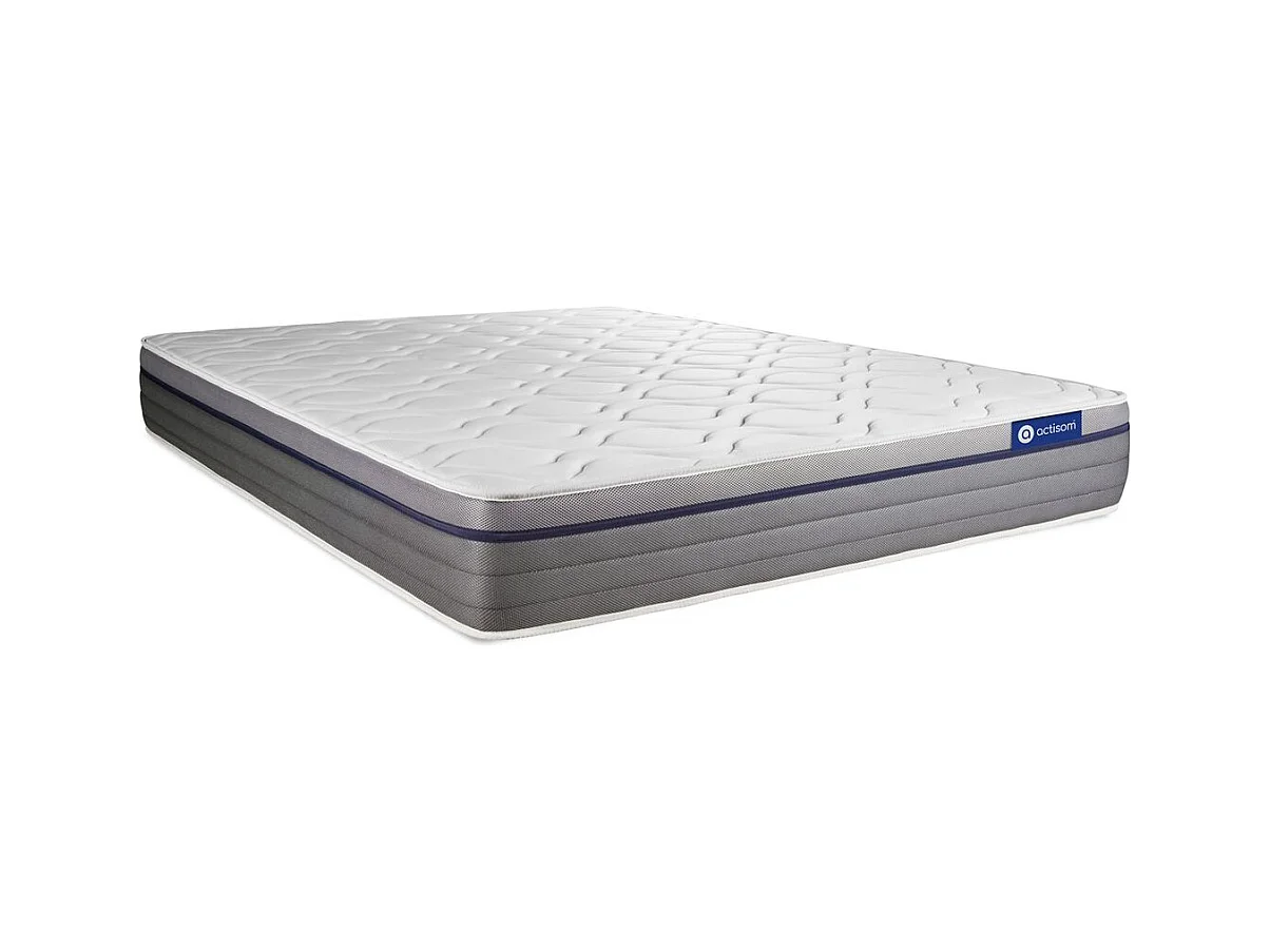 Actiflex zen matras 200x200cm , Matrasdikte : 26 cm , Pocketveren en traagschuim , Gebalanceerd, 7 comfortzones