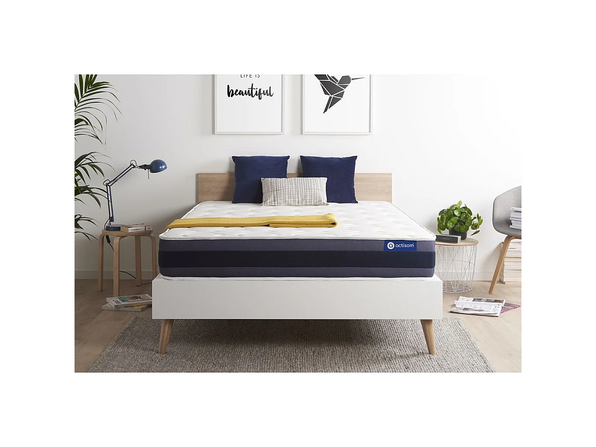 Actilatex morpho matras 140x200cm , Matrasdikte : 24 cm , Latex en traagschuim , Gebalanceerd, 5 comfortzones