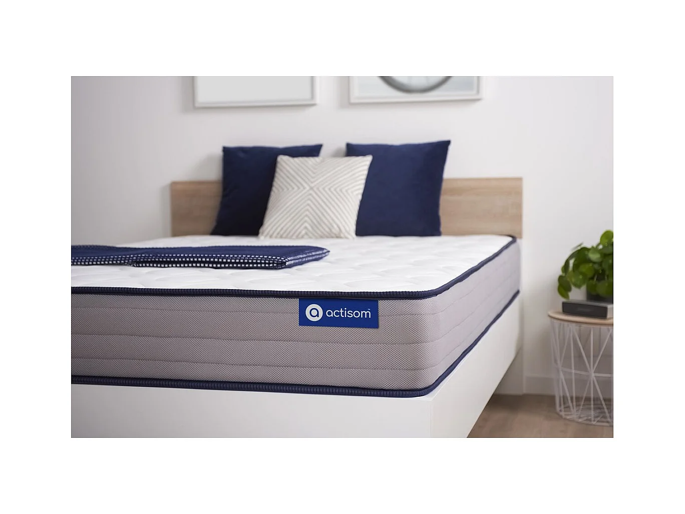 ACTISOM matelas Latex et Mémoire de forme ACTILATEX FORM 90x190 cm 5zones de confort