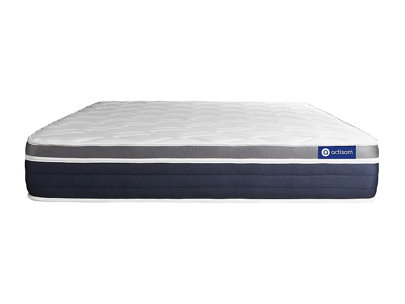 ACTIFLEX CONFORT Matelas Ressorts ensachés+mémoire de forme 200x200 cm Maxi épaisseur 7zones de confort