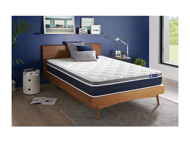 Actiflex confort matras 200x200cm , Matrasdikte : 26 cm , Pocketveren en traagschuim , Vrij stevig, 7 comfortzones