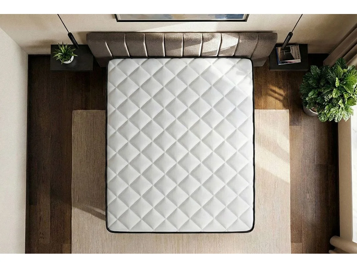 Matelas Suite 160x200 Ressorts ensachés, mémoire de forme 5 zones