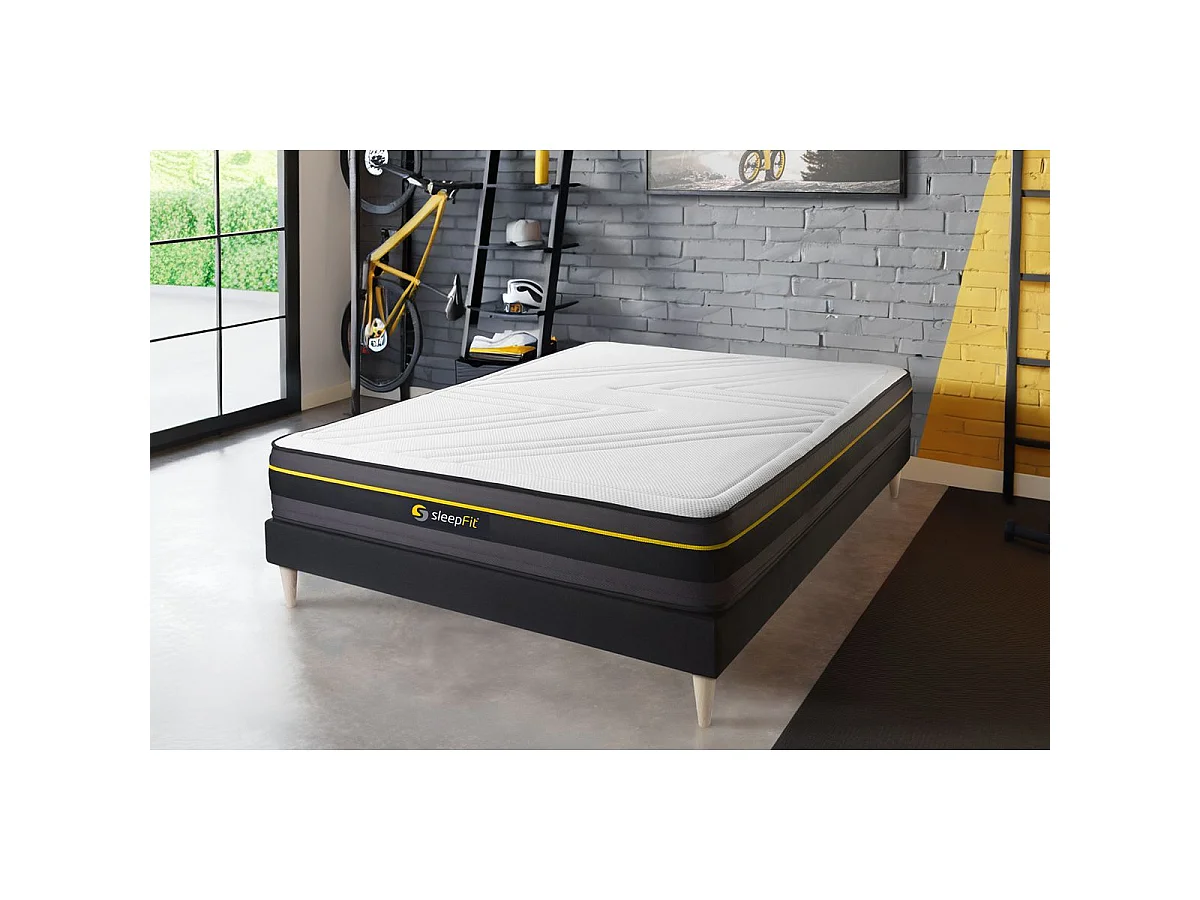 ACTIVE matras 140x190cm , Matrasdikte : 24 cm , Traagschuim , Stevig, 5 comfortzones
