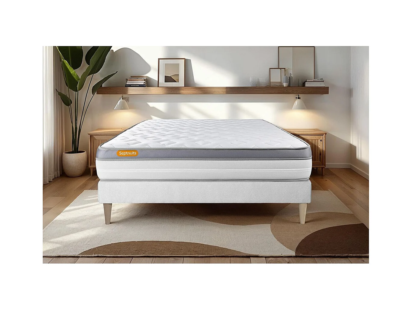Matelas 140x190 Memo Zen Mousse à mémoire de forme 5 zones de confort MAXI épaisseur
