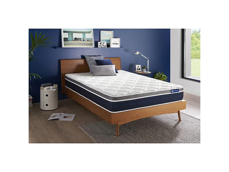 Actiflex confort matratze 140x200cm, Taschenfederkern und Memory-Schaum, Härtegrad 3, Höhe :26 cm, 7 Komfortzonen