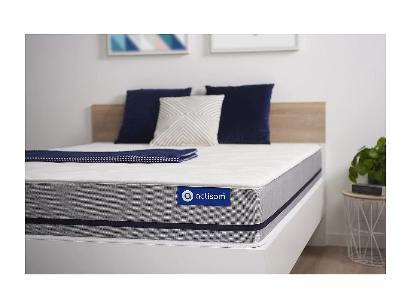 Matelas 90x200 ACTILATEX SOFT 3zones de confort