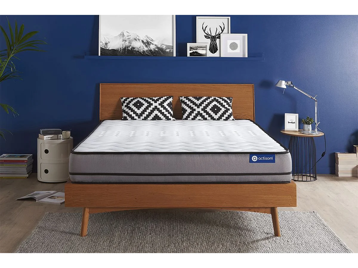 Matelas ACTIFLEX 160x200cm RESSORTS ENSACHES 3zones de confort