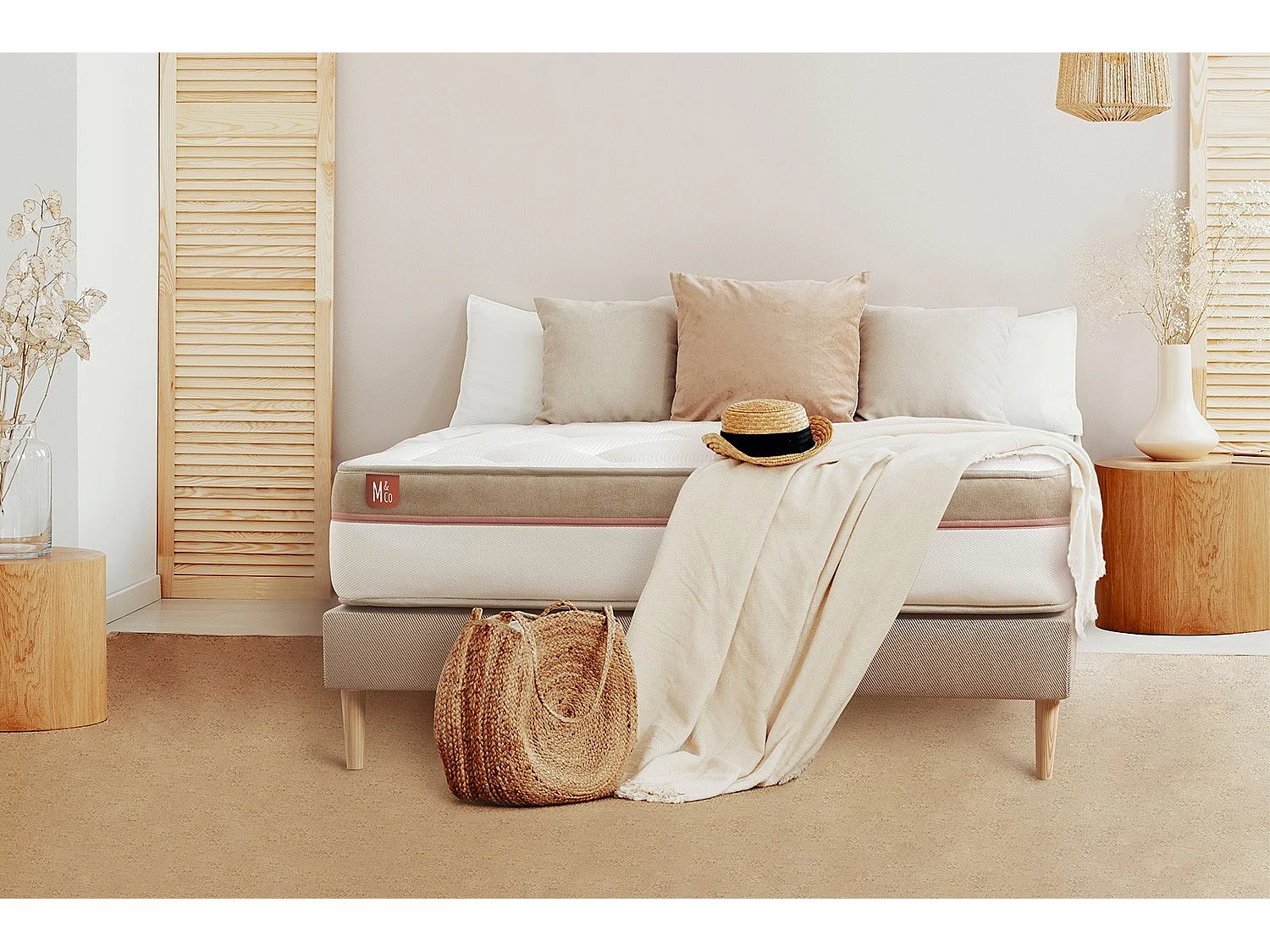 Matelas LE COSY 90x190 cm Mémoire de forme 7 zones de confort - Ep. 30cm