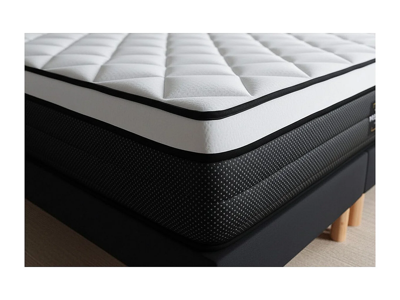 Matelas Suite 90x200 Ressorts ensachés, mémoire de forme 5 zones