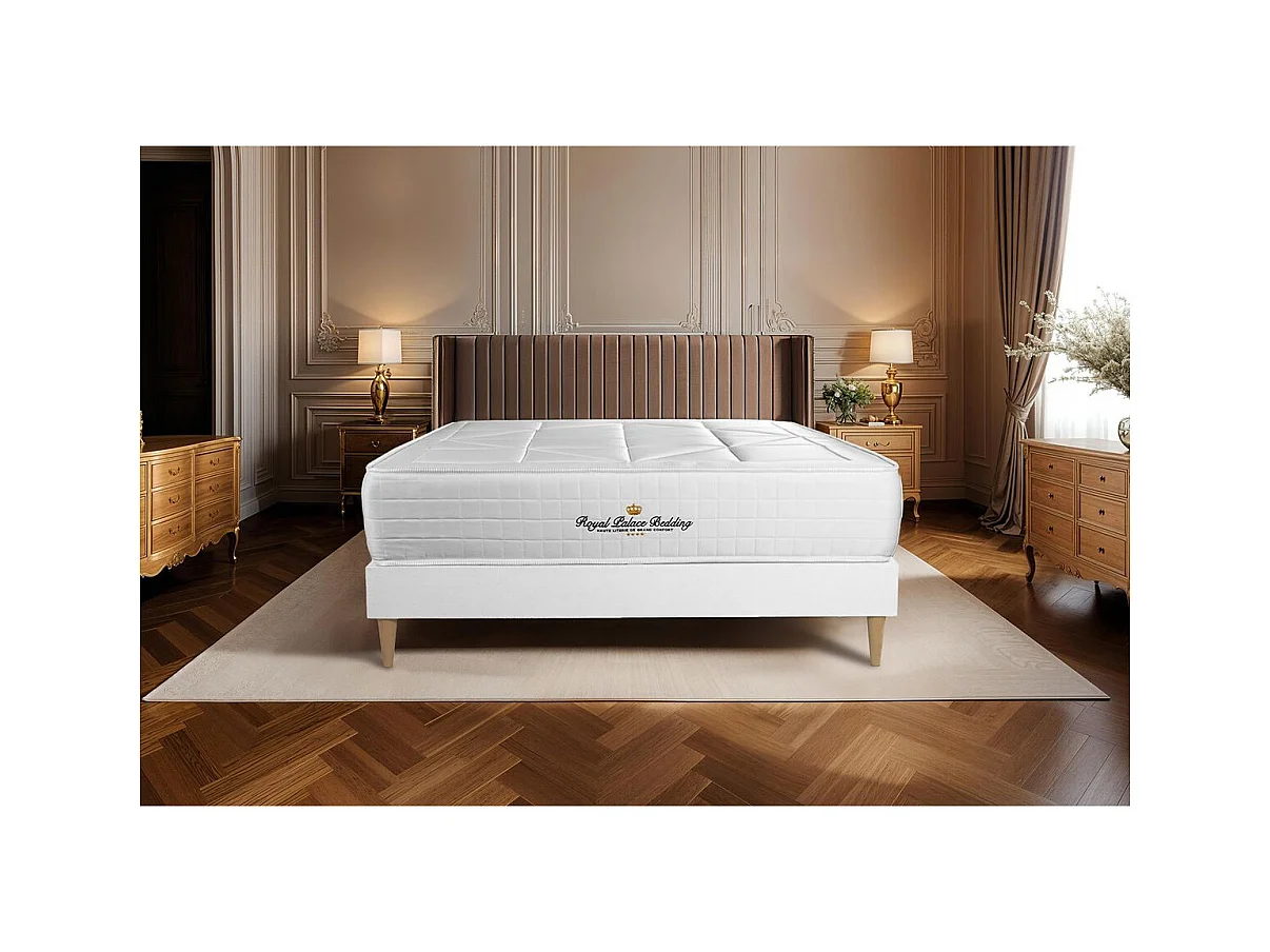 Matelas ressorts ensachés + mémoire de forme maxi épaisseur Windsor 160x200