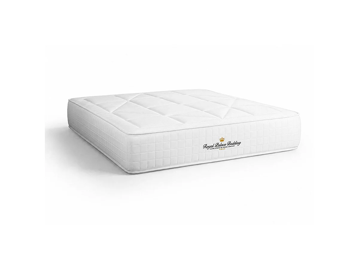 Matelas ressorts ensachés + mémoire de forme maxi épaisseur Windsor 160x200
