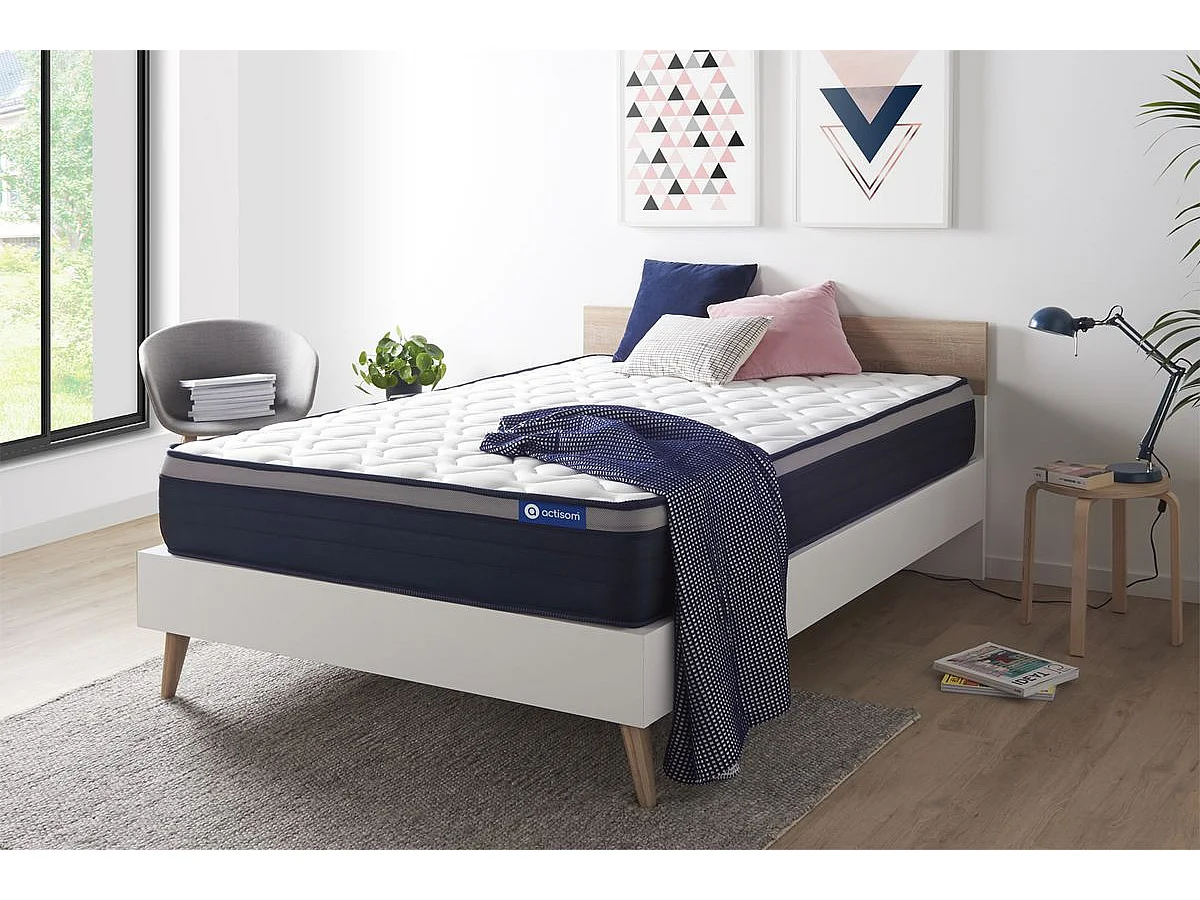 Actilatex max matras 160x200cm , Matrasdikte : 26 cm , Latex en traagschuim , Stevig, 7 comfortzones