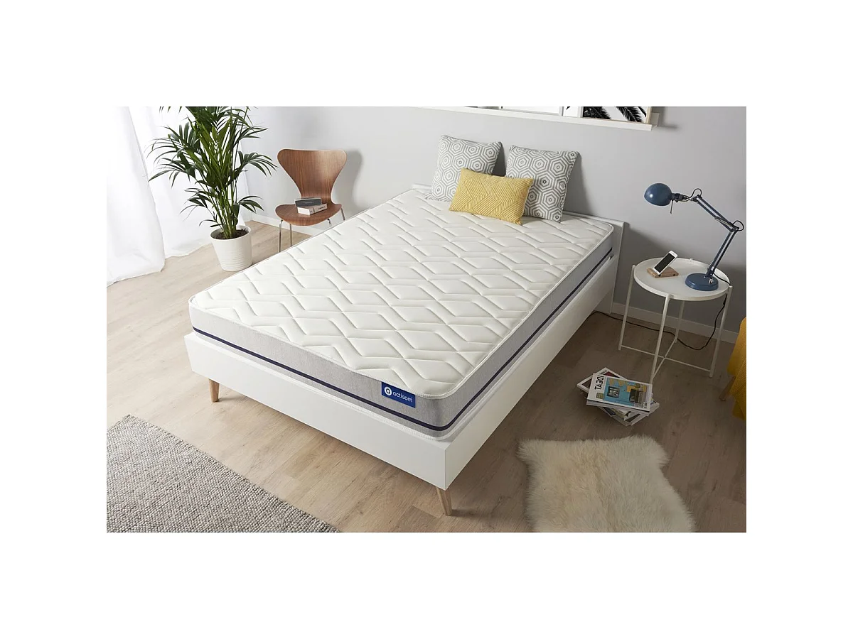 Actimemo soft matras 200x200cm , Matrasdikte : 20 cm , Traagschuim , Vrij stevig, 3 comfortzones