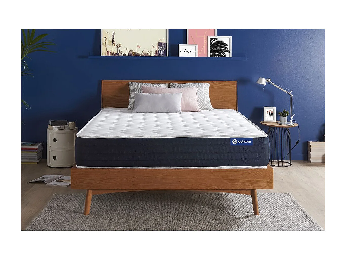 Matelas Ressorts ensachés et Mémoire de forme ACTIFLEX SLEEP 180x200 5zones de confort