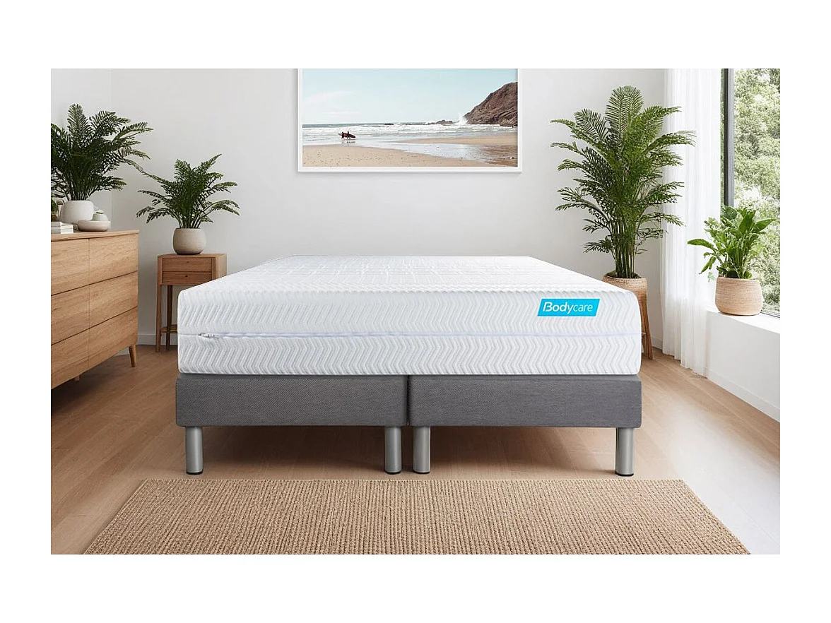 Matelas BIOCARE 180x200x26 Mousse à mémoire de forme BIO  5 zones, maxi épaisseur