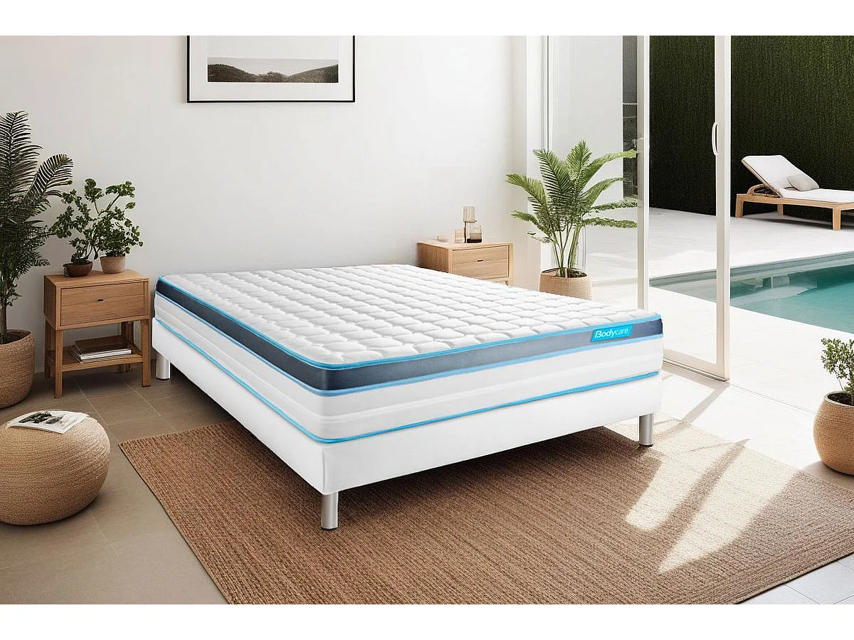 Matelas PERFORM 90x190 Mousse à mémoire de forme ProfiZone 5 zones Ultra épaisseur