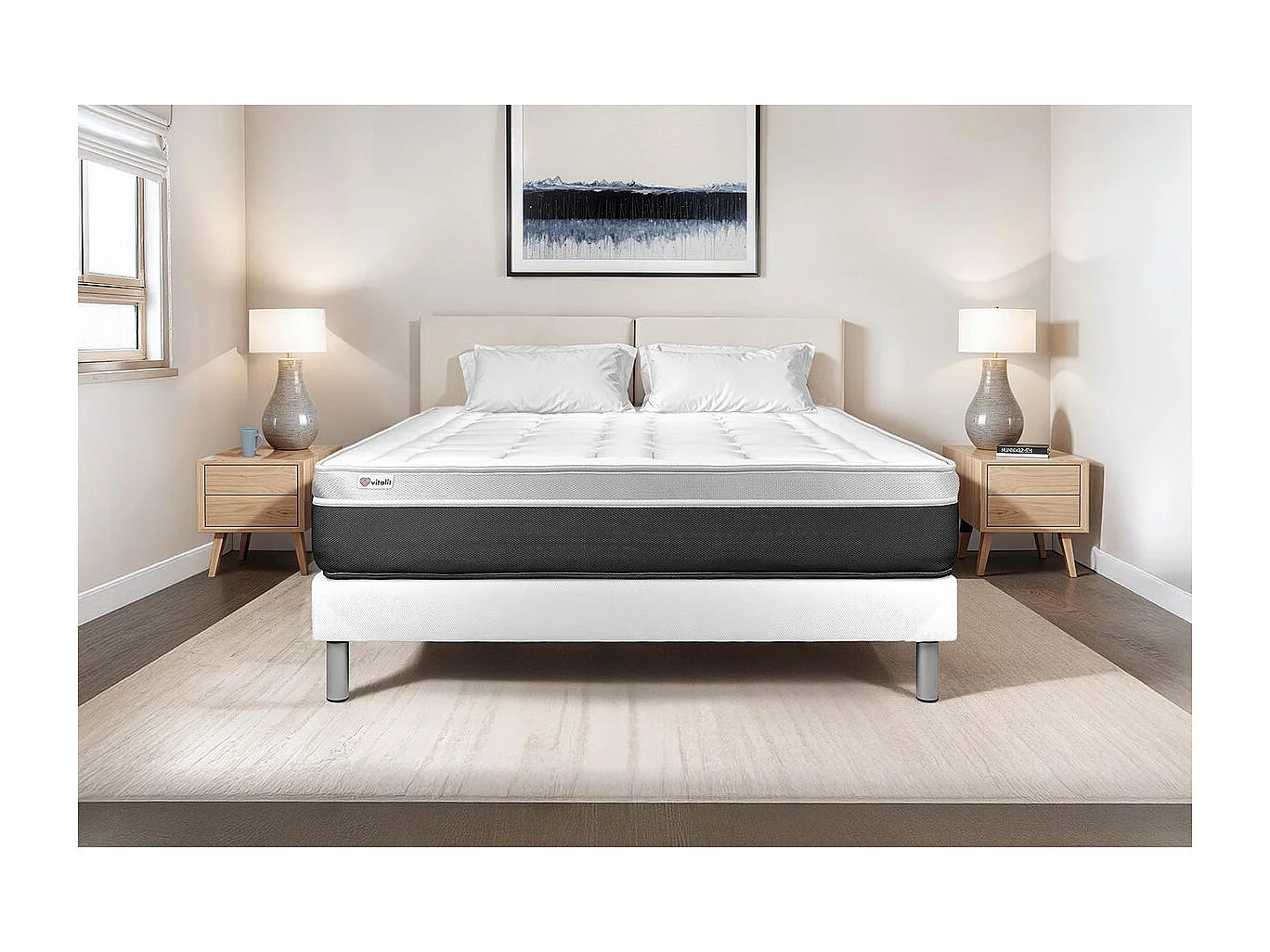 90x200 cm Traagschuim matras - Vital Soft