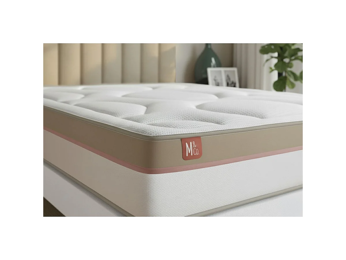 Matelas LE COSY 140x200cm Mémoire de forme 7 zones de confort - Ep. 30cm