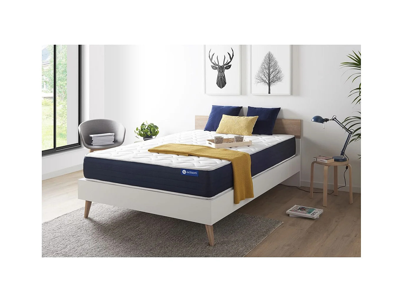 Matelas Latex et Mémoire de forme ACTILATEX SLEEP 140x200 5zones de confort