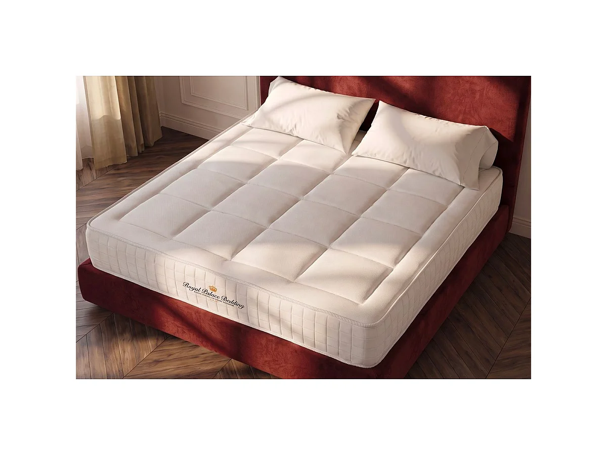 Balmoral matras 140 x 200 cm , Matrasdikte : 24 cm , Traagschuim , Stevig, 3 comfortzones
