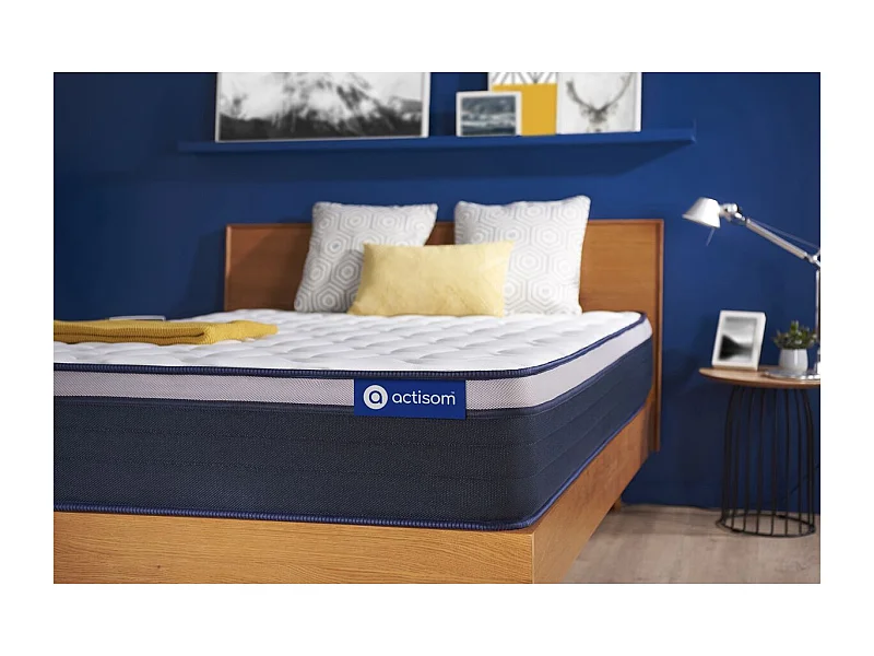 Actiflex max matratze 90x200cm, Taschenfederkern und Memory-Schaum, Härtegrad 4, Höhe :26 cm, 7 Komfortzonen