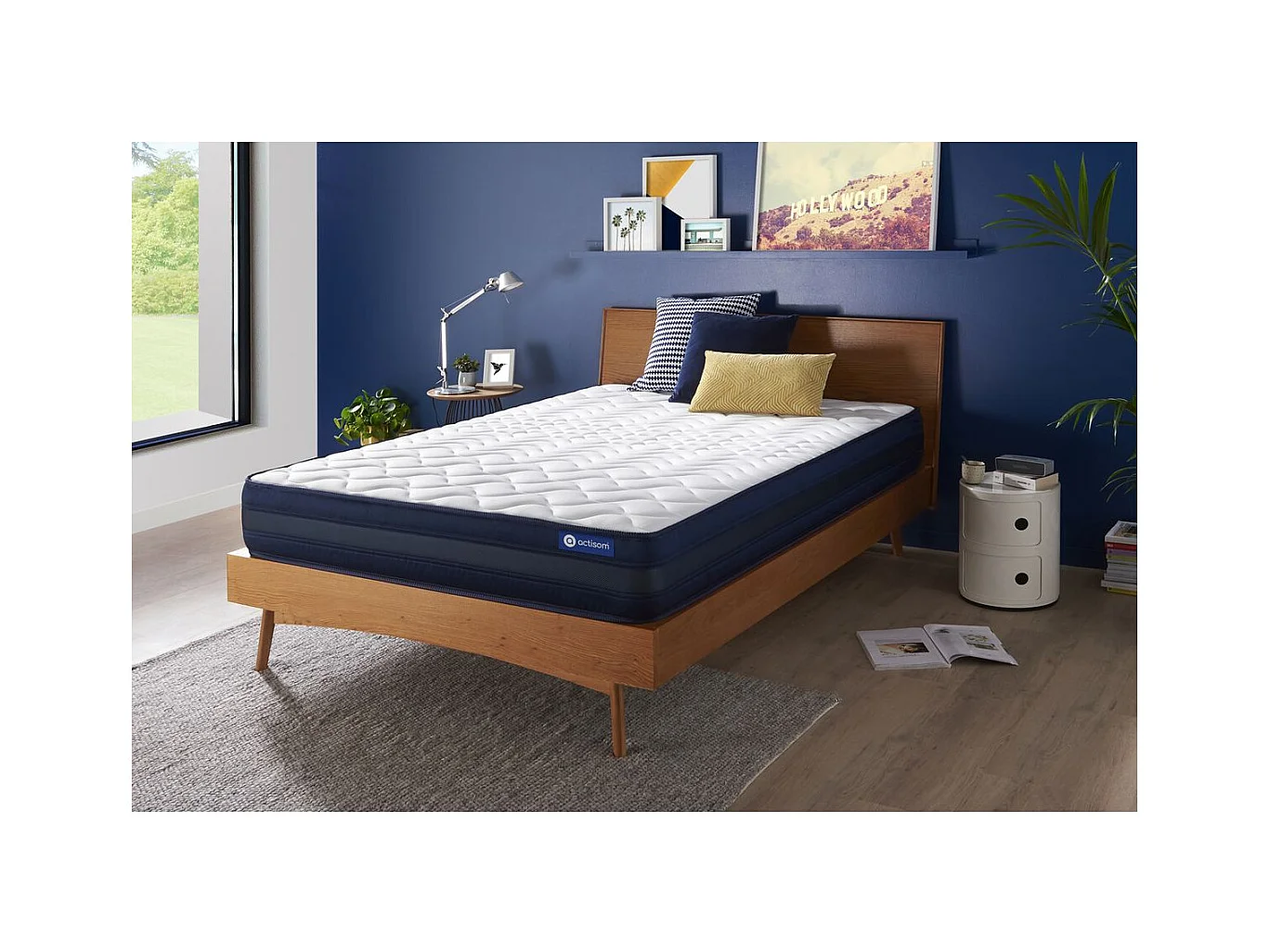 ACTISOM Matelas 140x200 Mémoire de forme Maxi épaisseur 5zones de confort