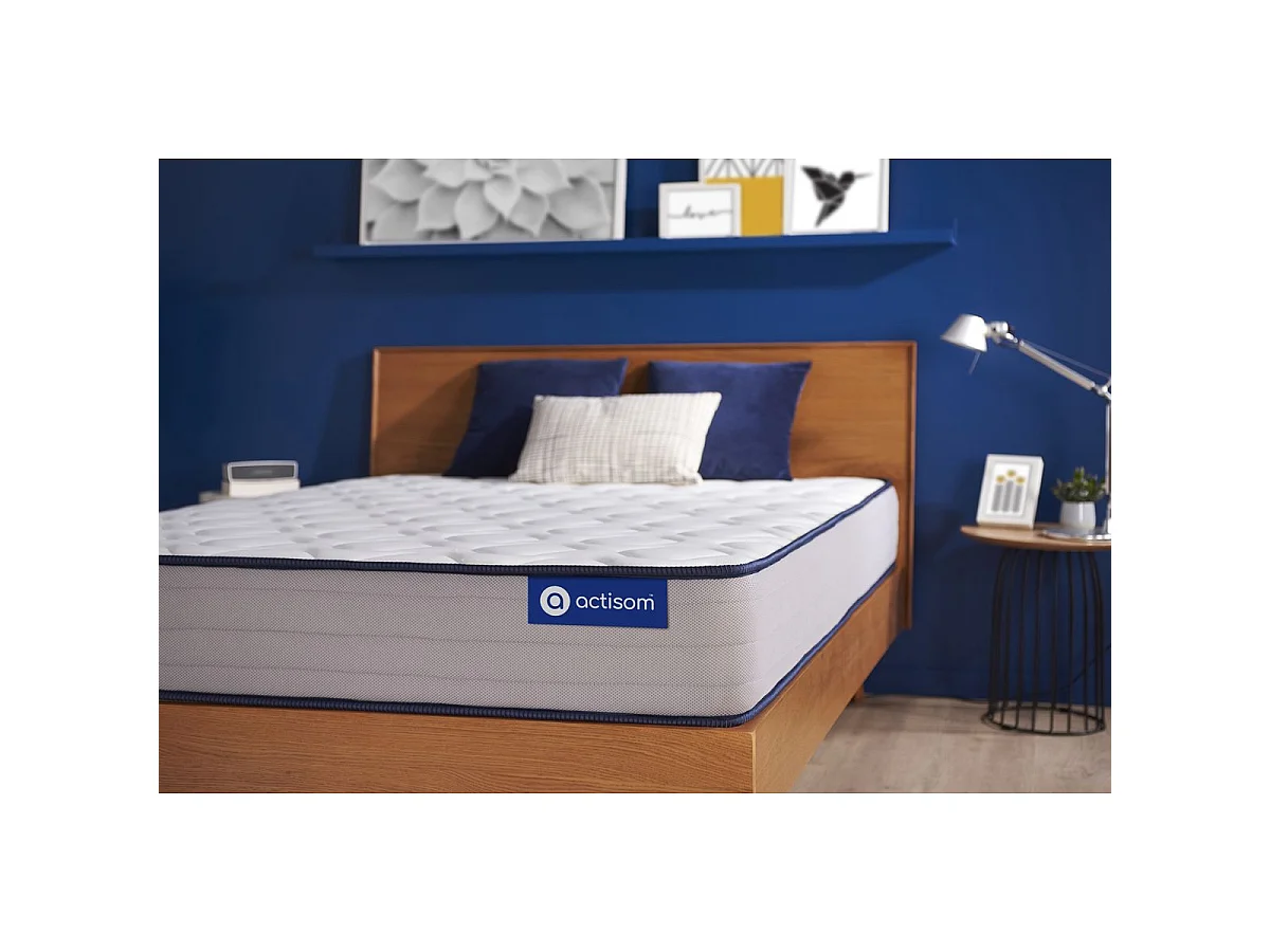 ACTISOM matelas Ressorts ensachés et Mémoire de forme ACTIFLEX FORM 90x200 cm 5zones de confort