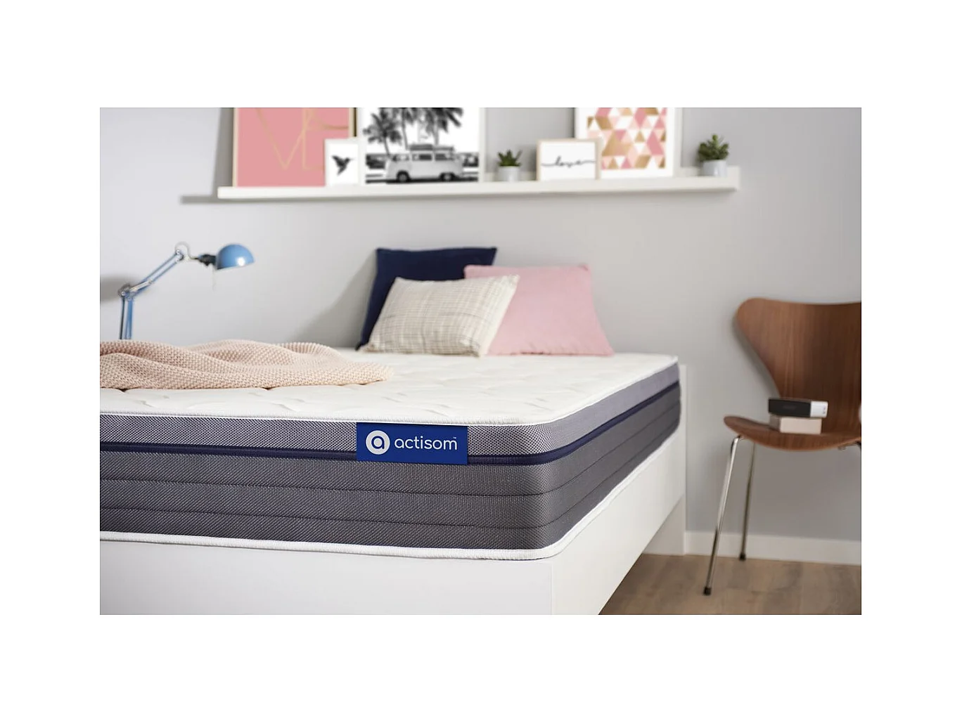 Matelas Mémoire de forme ACTIMEMO ZEN 90x200 Maxi épaisseur 7zones de confort