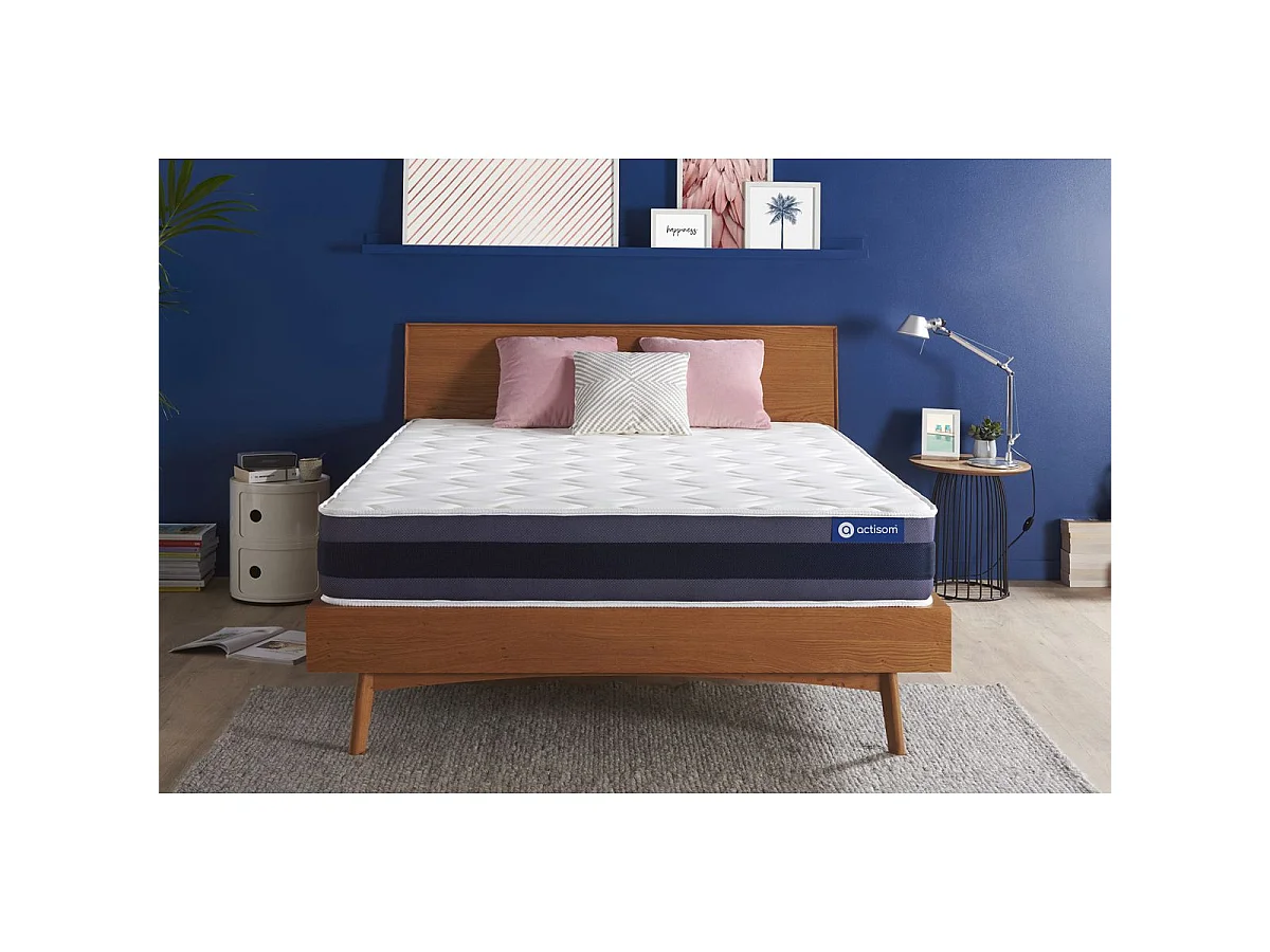 Matelas Ressorts ensachés+Mémoire de forme ACTIFLEX MORPHO 140x190 Maxi épaisseur 5zones de confort
