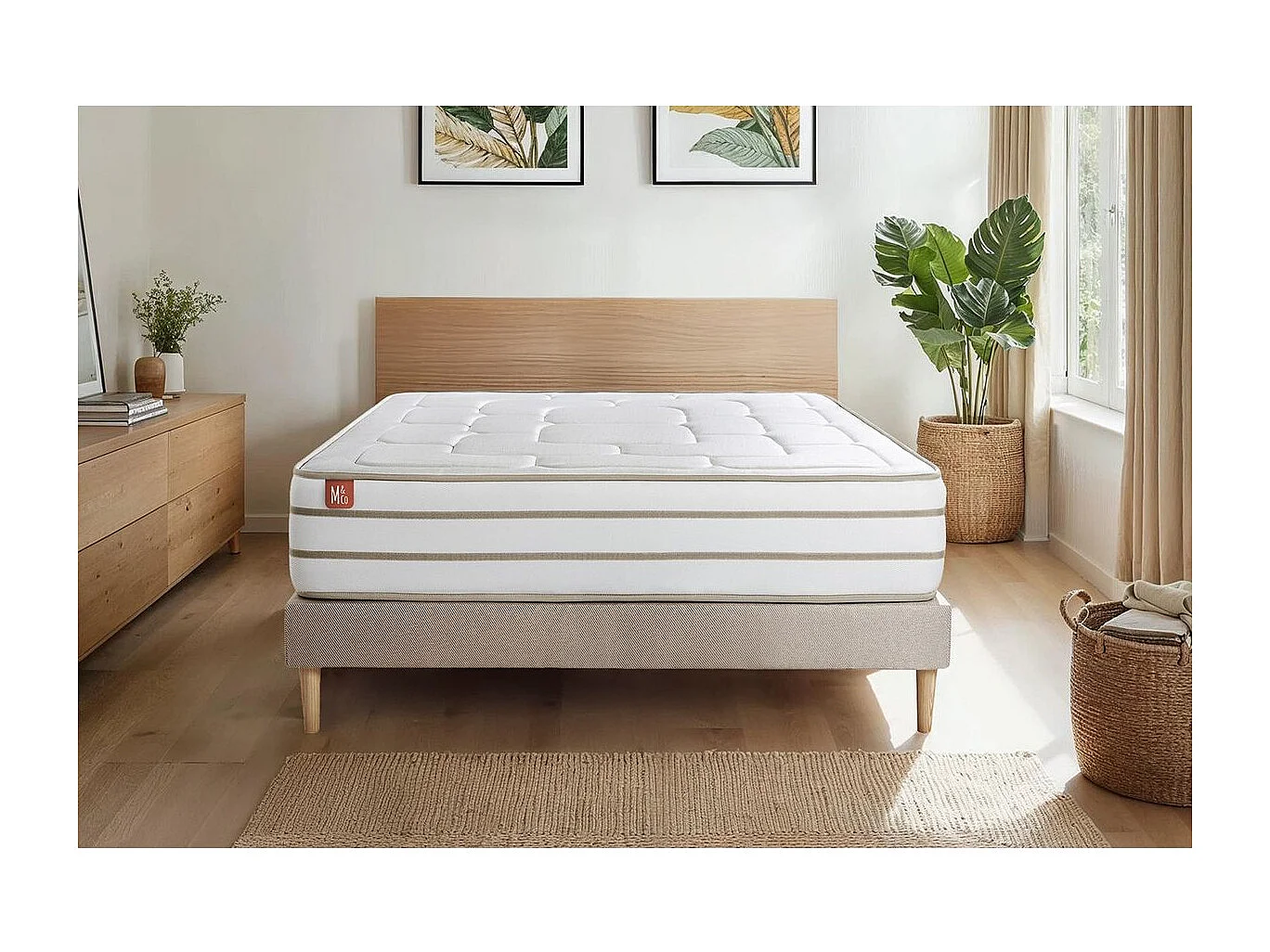 Matelas LE DOUILLET 90x190 cm Mémoire de forme BioVisco - Maxi épaisseur 26cm