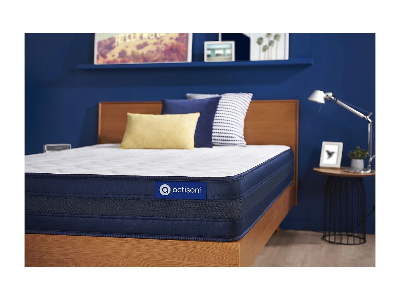 ACTISOM Matelas 90x200 Mémoire de forme Maxi épaisseur 5zones de confort