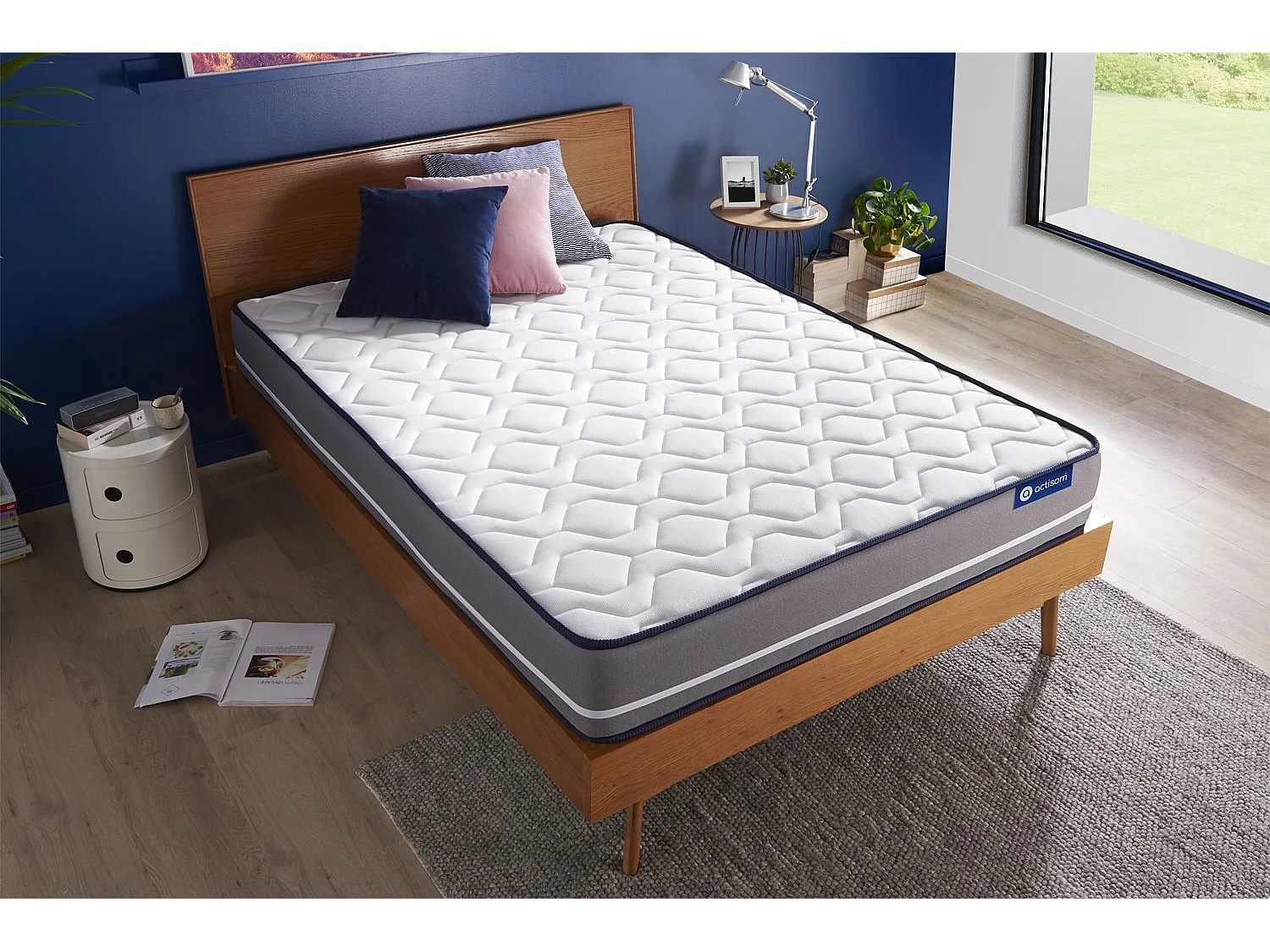 Matelas Ressorts ensachés ACTIFLEX PUR 140x190cm 3zones de confort