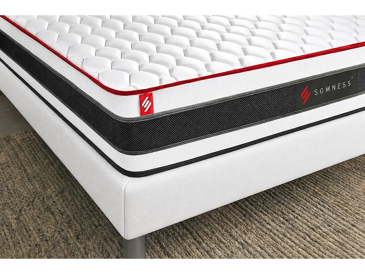 Matelas ENERGY ressorts ensachés et mémoire de forme 160x200