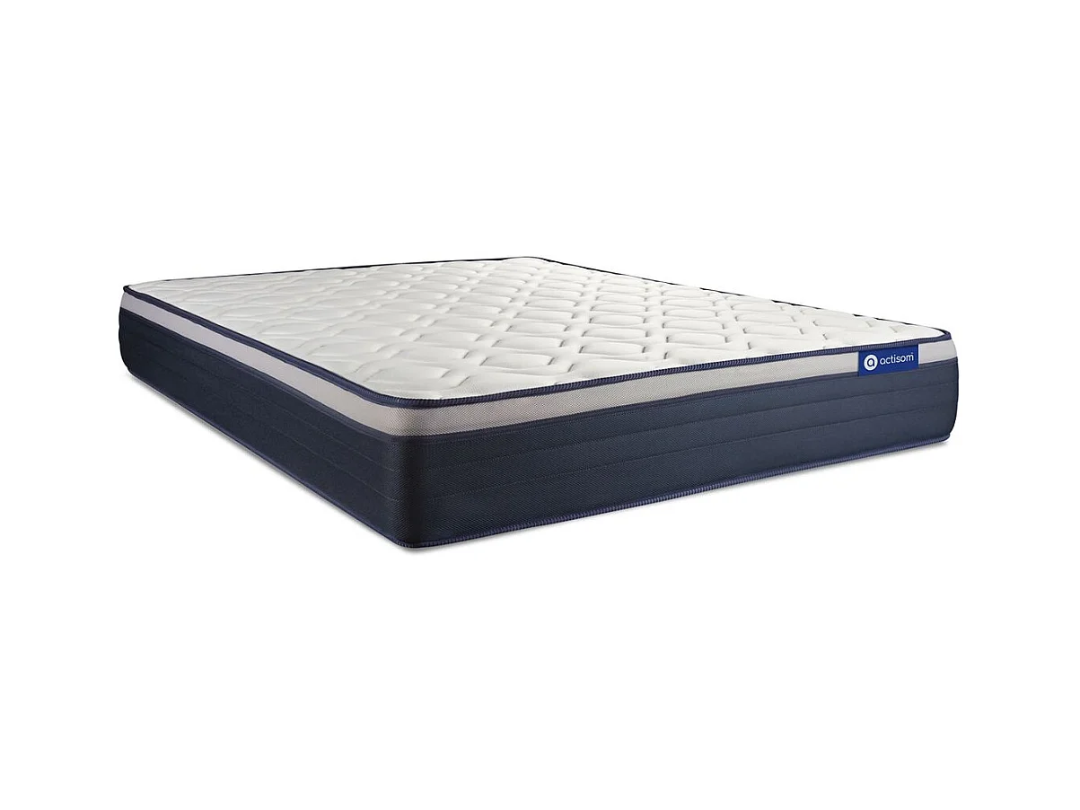 ACTISOM matelas Ressorts ensachés+Mémoire de forme ACTIFLEX MAX 140x200 cm Maxi épaisseur 7zones de confort